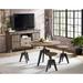 Williston Forge Amy Adjustable Mango Wood Stool w/ Cast Iron Base Wood/Metal in Black/Brown | 15 W x 15 D in | Wayfair