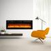 Sonegra Electric Fireplace in Black | 17 H x 60 W x 4.13 D in | Wayfair WF3-H20007-ljh