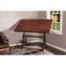 Williston Forge Hackett Reclaimed Teak Wood Drafting Table Wood/Metal in Black/Brown | 63 W x 31 D in | Wayfair 00FD5241376542A9B0E17EADB5EFFC6D