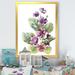 Winston Porter Wild Viola Purple Flowers - on Metal in Green/Indigo | 40 H x 30 W x 1.5 D in | Wayfair 5051C7ABF29F4A928245A6E44E3EA168