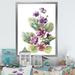 Winston Porter Wild Viola Purple Flowers - on Metal in Green/Indigo | 32 H x 16 W x 1 D in | Wayfair FD89437873CB4CA4A7F4D62136B07BC0