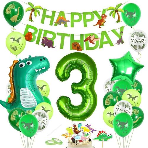 Ocxin - Balloon Birthday,3 Jahr Geburtstagsdeko,Luftballon 3 Geburtstag,Geburtstagsdeko Junge 3