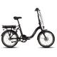 E-Bike SAXXX "Compact Plus S" E-Bikes Gr. 42 cm, 20 Zoll (50,80 cm), schwarz (schwarz matt) E-Bikes