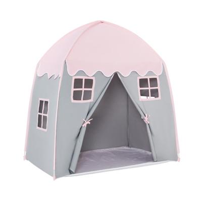 Costway Portable Indoor Kids Play Castle Tent-Pink