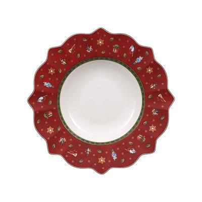 Villeroy & Boch Suppenteller rot Toy's Delight Länge 26,4 x Breite Höhe 4,9 cm Image