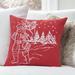 Christmas Santa Scene Pillow - Grandin Road