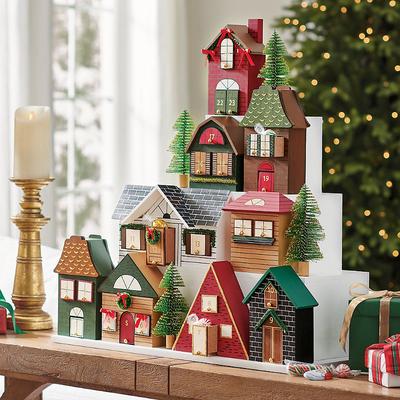 Christmas Tabletop Village Advent Calendar - Grandin Road