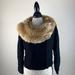 Anthropologie Jackets & Coats | Anthropologie Tracy Reese Jacket Faux Fur Collar | Color: Black | Size: 12