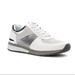 Michael Kors Shoes | Michael Kors Womens Allie Trainer On Fashion Sneakers | Color: Silver/White | Size: 8.5