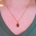 Free People Jewelry | Fp Pine Cone Necklace Pendant | Color: Gold | Size: Os