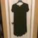 Lularoe Dresses | Olive Green Lularoe Hi Low Dress | Color: Green | Size: Xs