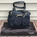 Coach Bags | Coach Black Fabric Classic C Signature Bag | Color: Black | Size: Os