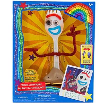 Disney Toys | Disney Pixar Toy Story 4 - Forky Interactive Talking Action Figure - 7 ¼ Inches | Color: Red/White | Size: 7 1/2