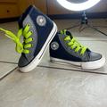 Converse Shoes | Converse All Star Boy Sneaker Shoes Sports Casual Code Ctas Side Zip H 755129c | Color: Green | Size: 5bb