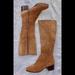 Nine West Shoes | Gorgeous Below Knee Real Suede Boots | Color: Brown/Tan | Size: 6