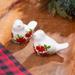 Evergreen Enterprises, Inc Christmas Joy Ceramic Salt & Pepper Shaker Set Dolomite | 2 H x 2 W in | Wayfair 3SPC9603