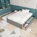 Full Size Bed with Twim Size Trundle and Two Drawers