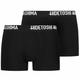 HIDETOSHI WAKASHIMA "Sapporo" Herren Boxershorts 2er-Pack schwarz