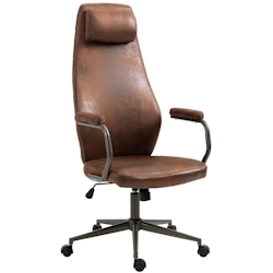 CLP Bürostuhl Pocatello Industrial Loft Antik Stil cognac Image