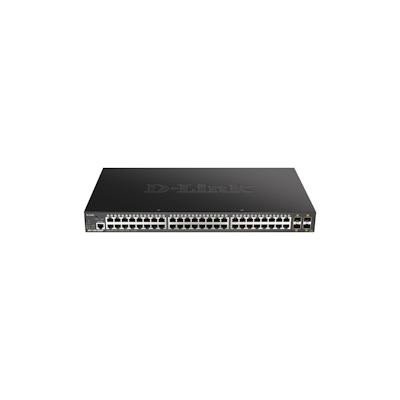 D-Link DGS-1250-52XMP Gigabit Switch PoE 52-Port Smart Managed PoE+ 4x 10G