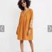 Madewell Dresses | Madewell Embroidered Dress | Color: Orange | Size: Xxs