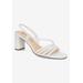 Women's Zariah Sandal by Bella Vita in White Leather (Size 9 1/2 M)