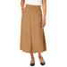 Plus Size Women's A-Line Cashmere Skirt by Jessica London in Brown Maple (Size 2X)