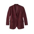 Men's Big & Tall KS Signature Microsuede Sport Coat by KS Signature in Burgundy (Size 64) Leather Jacket