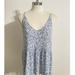 American Eagle Outfitters Tops | American Eagle Soft & Sexy Size Large Women’s Floral Boho Babydoll Tank Top | Color: Blue/Purple | Size: L