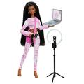 Just Play Naturalistas 11.5-inch Grace Fashion Doll and Accessories with 4B Textured Hair, Medium Brown Skin Tone, Deluxe Influencer Set, Designed and Developed by Purpose Toys