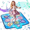 Hot Bee Frozen for 3 4 5 6 7 8 9 10 11 12 Year Old Girls, Dance Mat for 3 4 5 6 7 8 9 10 11 12 Year Old Girls, Music Dance Mat, Girls Toys Age 3-12