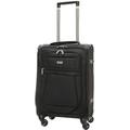 Aerolite 21" Reinforced Super Strong and Lightweight Soft Shell 4 Wheel Cabin Luggage Suitcase Carry On Cabin Luggage