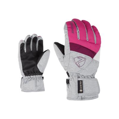 Skihandschuhe ZIENER "LEIF GTX", Kinder, Gr. 3, pink, Kunstfaser, Handschuhe Image