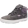 Sneaker KANGAROOS "Kavu X", Gr. 32, grau (grau, rosa), Synthetik, Textil, sportlich, Schuhe, gefüttert