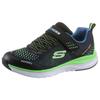 Sneaker SKECHERS "ULTRA GROOVE", Kinder, Gr. 27, blau (navy, schwarz), Textil, Synthetik, sportlich, Schuhe, mit Waterproof-Ausstattung, Freizeitschuh, Halbschuh, Schnürschuh