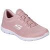 Slip-On Sneaker SKECHERS "Summits", Damen, Gr. 40, rosa, Textil, Synthetik, sportlich, Schuhe, Slipper, Freizeitschuh, Komfortschuh mit gepolstertem Schaftrand