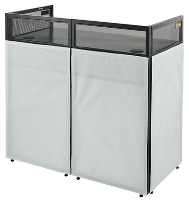 Roadworx DJ Table White Shelf