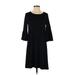 Gap Casual Dress - Shift: Black Solid Dresses - Women's Size Small