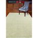 White 90 x 60 x 0.5 in Area Rug - Darya Home Duncan Collection Transitional Solid Area Rug Beige Viscose | 90 H x 60 W x 0.5 D in | Wayfair
