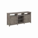 Bush Furniture Cottage Grove 65W Farmhouse TV Stand for 70 Inch TV in Restored Gray - Bush Furniture CGV265RTG-03