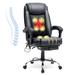 Inbox Zero Kacy-Leigh Ergonomic Heated Massage Executive Chair Upholstered in Gray | 45.67 H x 25.98 W x 21.65 D in | Wayfair