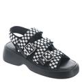 ALL BLACK Strappy Flat Lugg Platform Sandal - Womens Euro 36 US 5.5 Black Sandal Medium