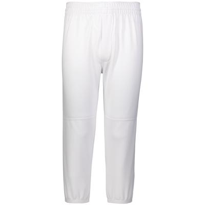 Augusta Sportswear AG1487 Adult Pull-Up Baseball Pant in White size XL | Polyester