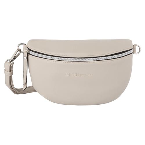 „Gürteltasche TOM TAILOR DENIM „“Rosie““ Gr. B/H/T: 23,5 cm x 14 cm x 3,5 cm, beige (naturweiß) Damen Taschen Gürteltaschen kleine Umhängetasche die sich ebenfalls als Gürteltasche tragen lässt“
