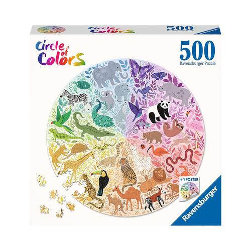 Puzzle Circle of Colors - ANIMALS 500-teilig