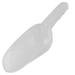 Kitchen Polycarbonate Dry Bin Flour Shovel Ice Scoop Clear White - Clear White