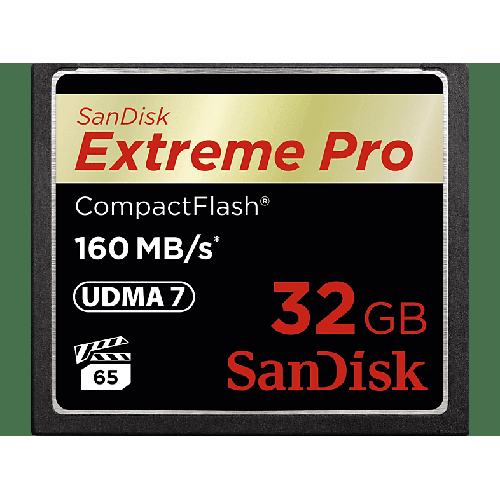 SANDISK Extreme Pro, Compact Flash Speicherkarte, 32 GB, 160 MB/s