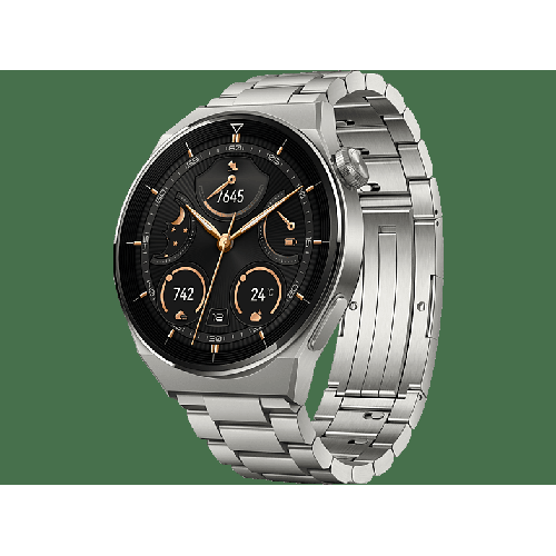 HUAWEI Watch GT 3 Pro 46 mm Smartwatch Titanium Titanium, 140-210 mm,