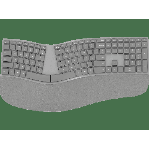 MICROSOFT Surface Ergonomische, Tastatur, kabellos, Grau