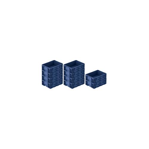 PROREGAL 10x VDA KLT Kleinladungsträger mit Verbundboden | HxBxT 14,7x30x40cm | 10 Liter | KLT, Transportbox, Transportbehälter